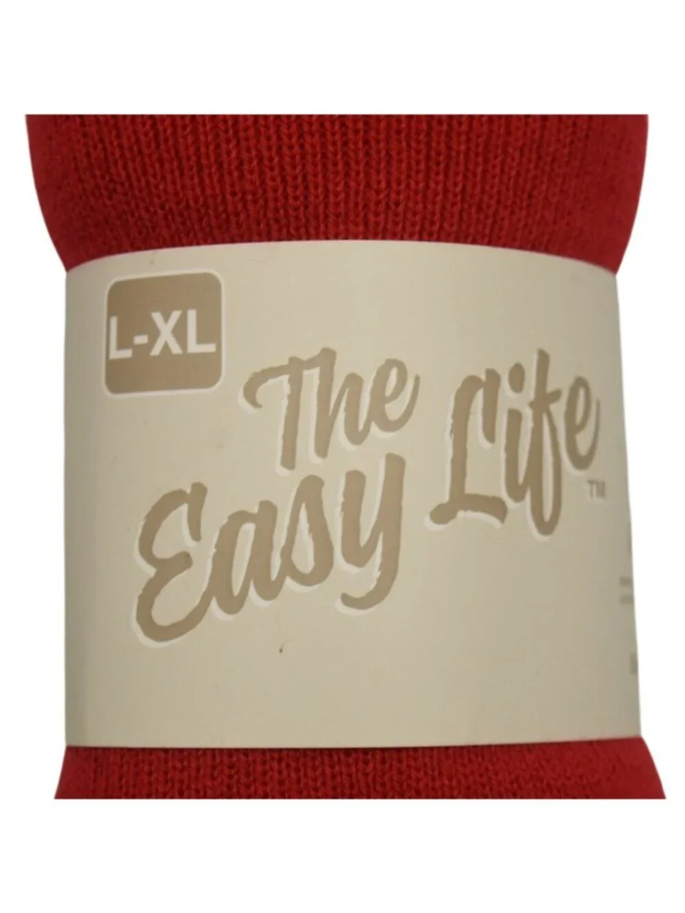 The Easy Life Red Knit Beanie Hat Gloves Set Unisex Size L XL New
